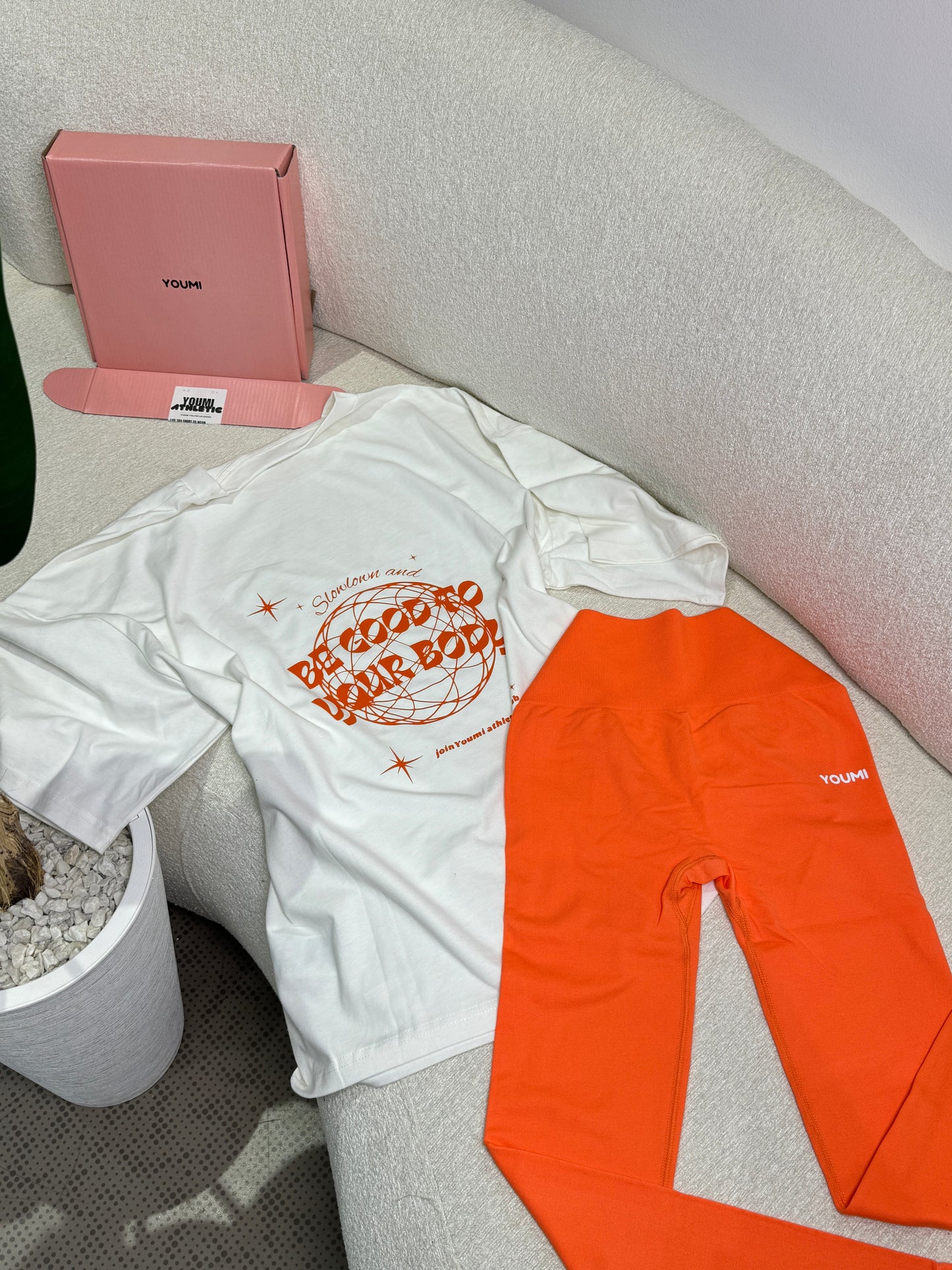 Pack T-shit & Legging-Orange