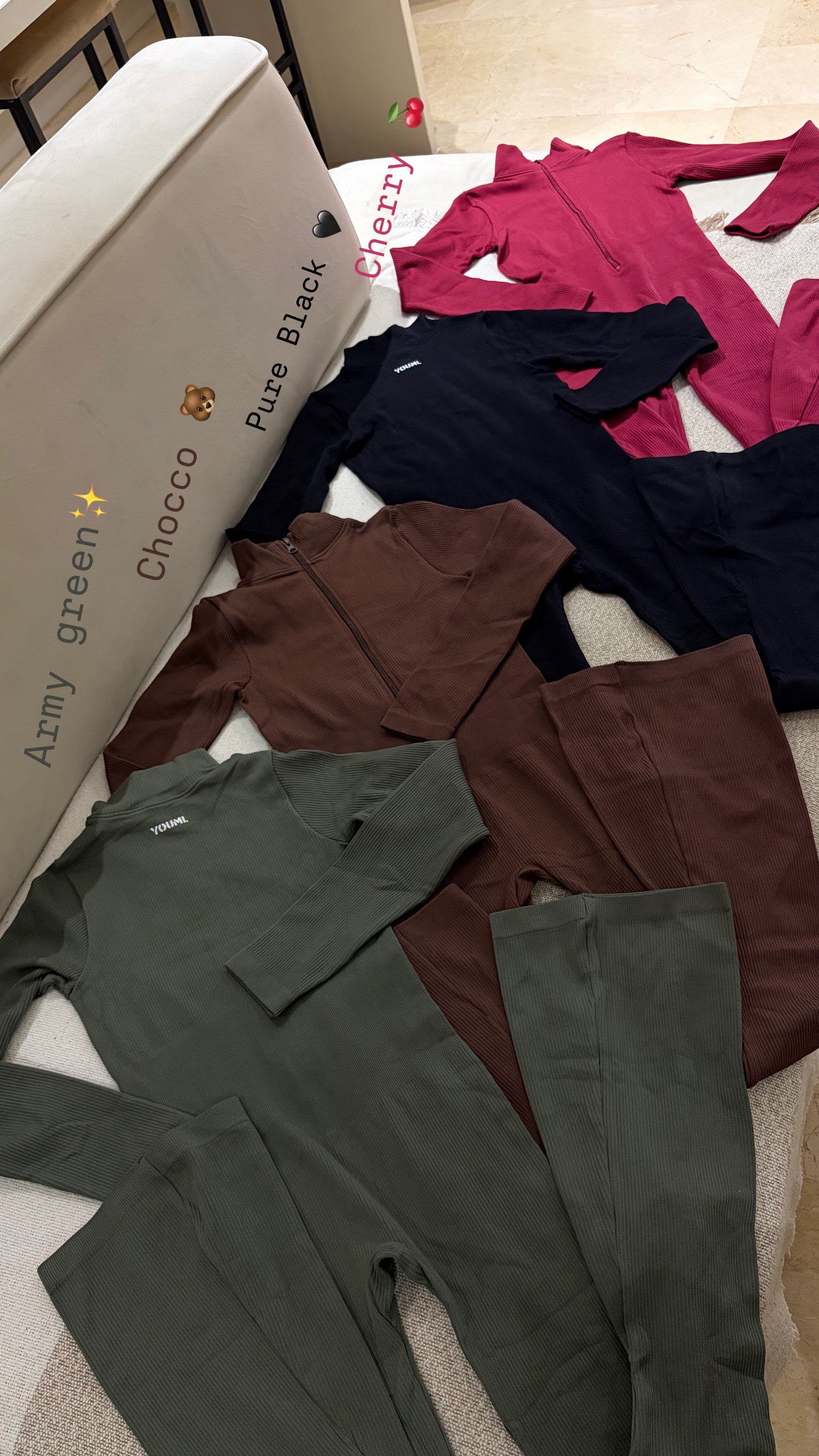 One Zip Jumpsuit-Cherry