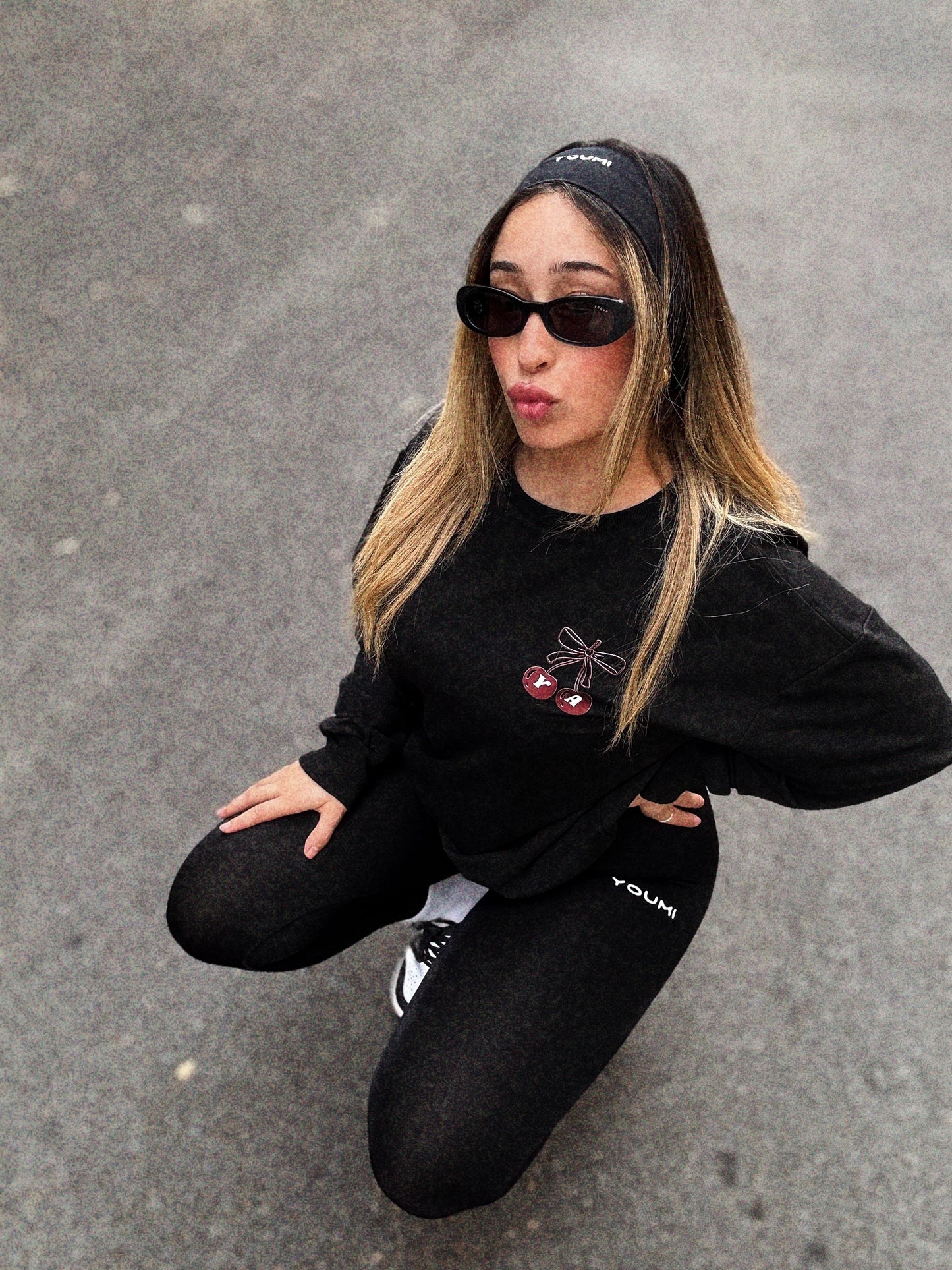 Pack Sweatshirt berry 3 piece-black