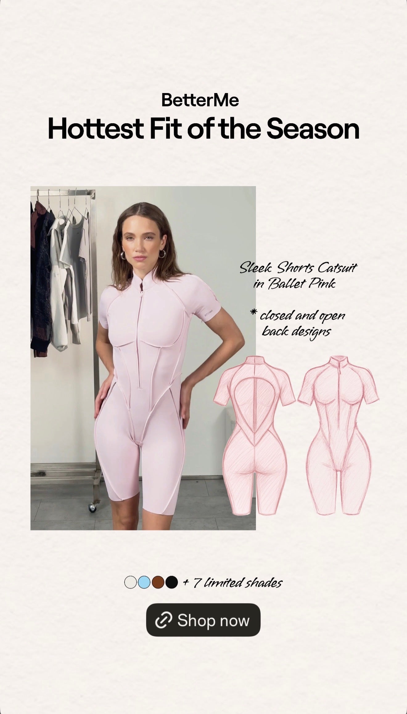 YOU.SUIT-MiniShort-Baby Pink