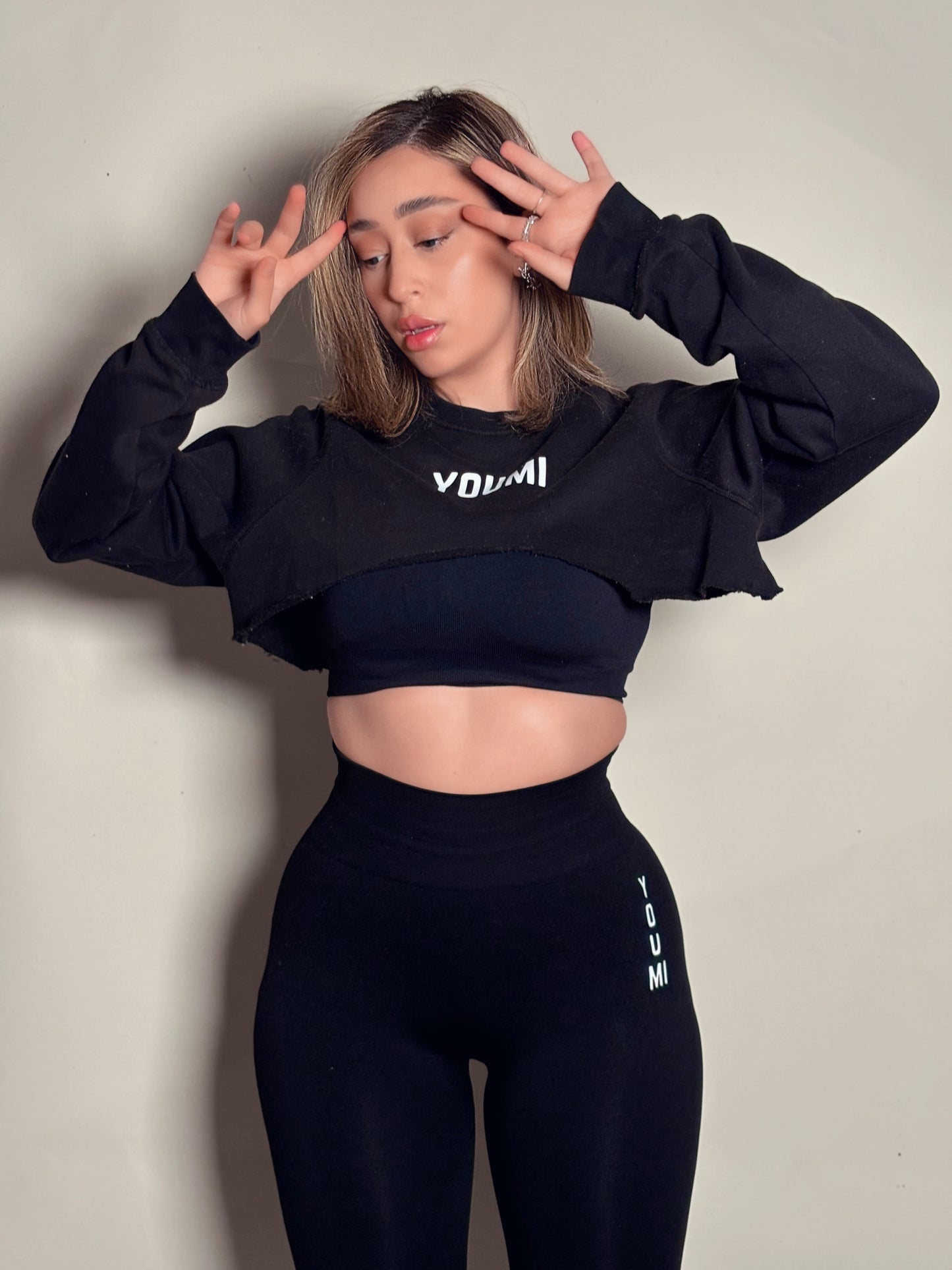Pack mini sweatshirt 3pieces-Black