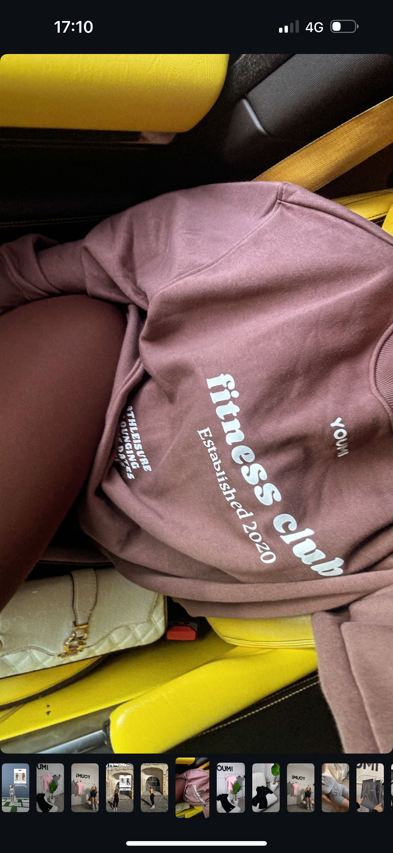 Sweatshirt Fitness club-Bleu