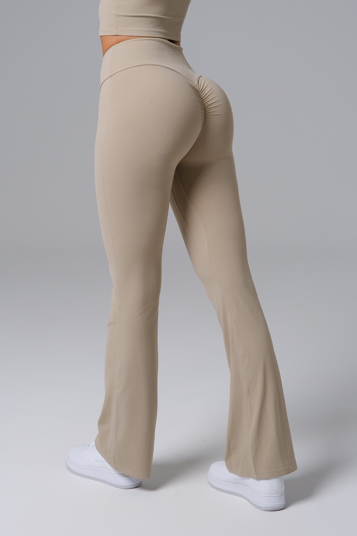 Flare legging-Latte