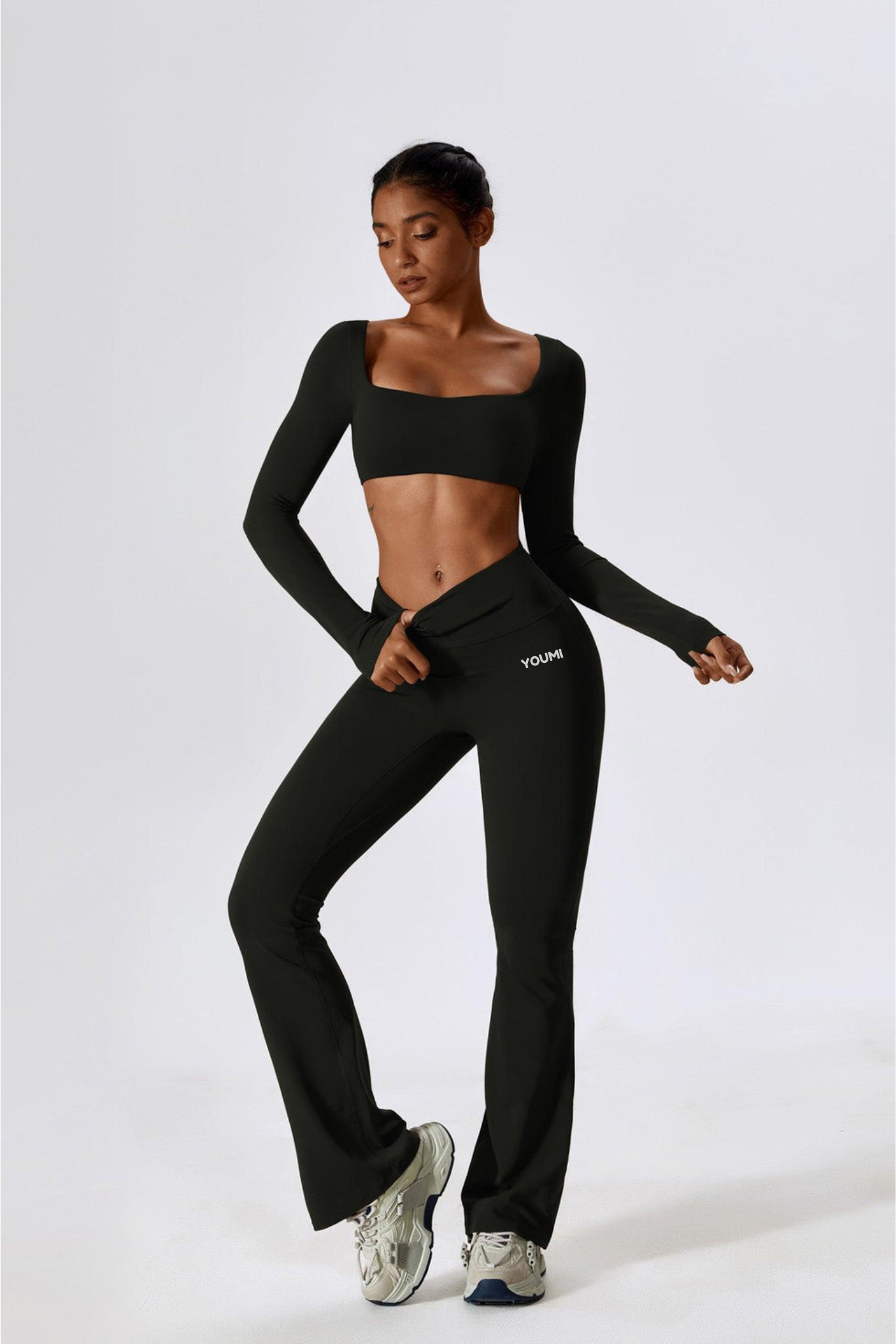 Flare legging-Black