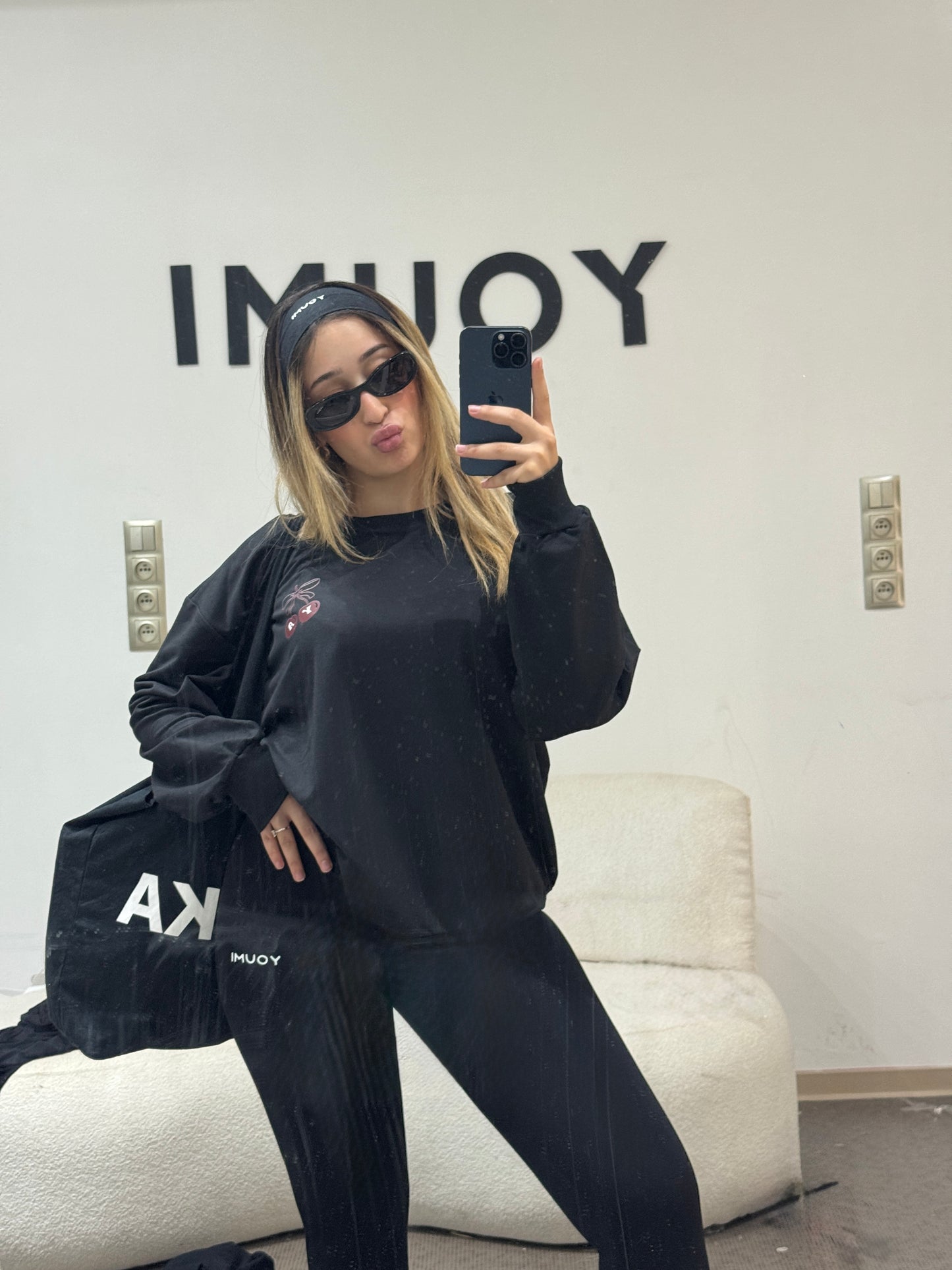 Pack Sweatshirt berry 3 piece-black