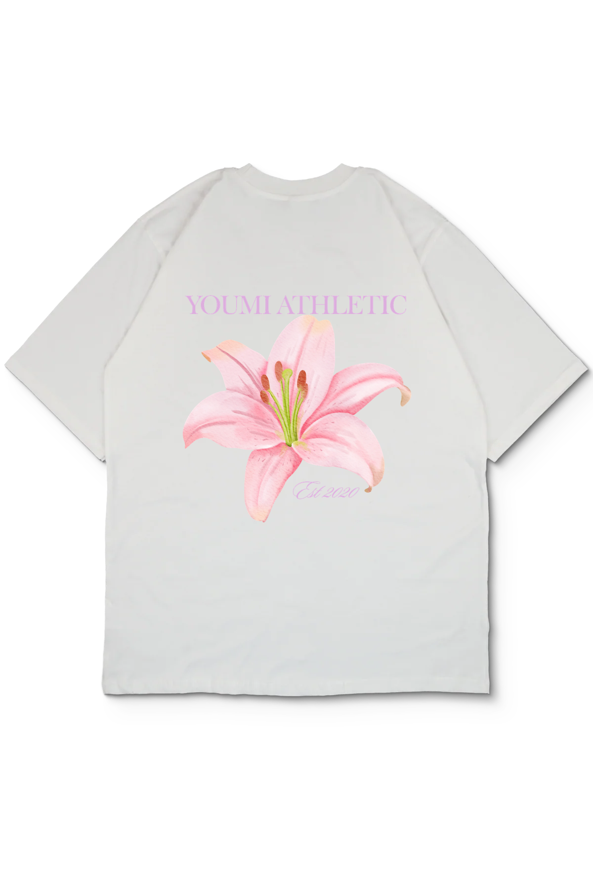T-shirt Oversized-bubblegum