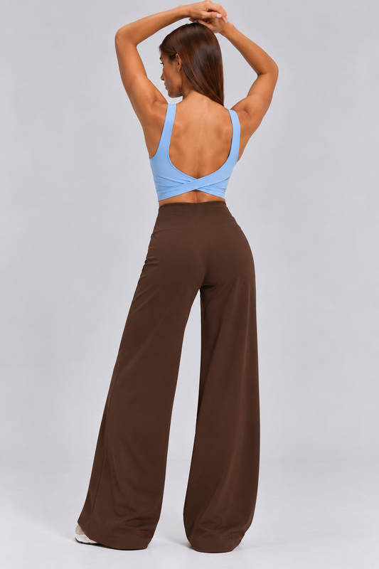Wide leg set-Sky Mocka