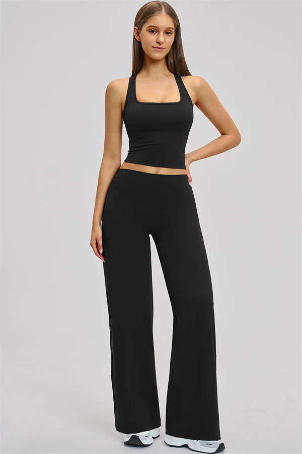 Crossback Bra-Black