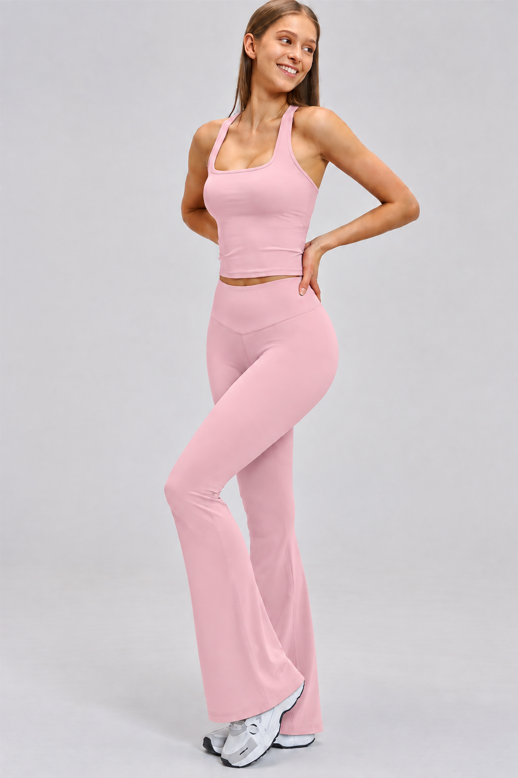 Flare Essential Set-Baby Pink