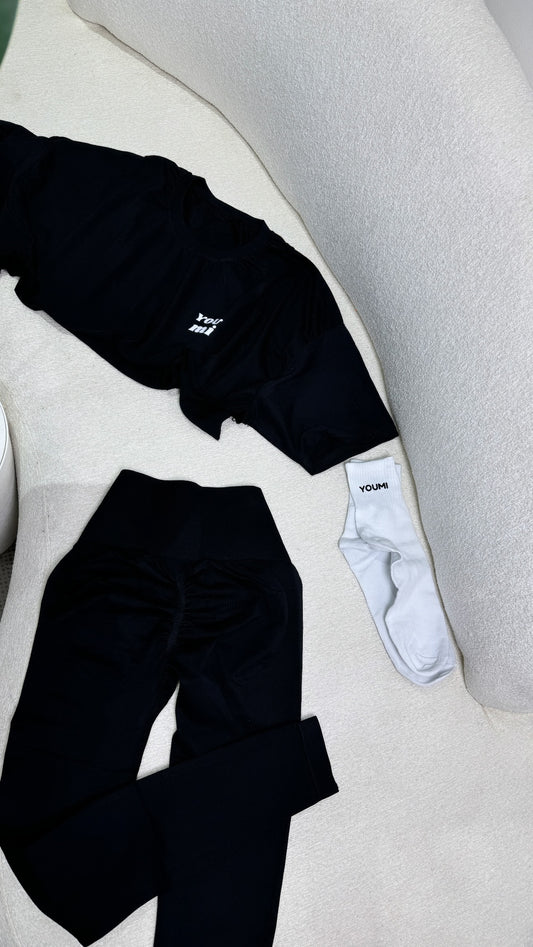 Pack Mini T-shit & Legging-Black