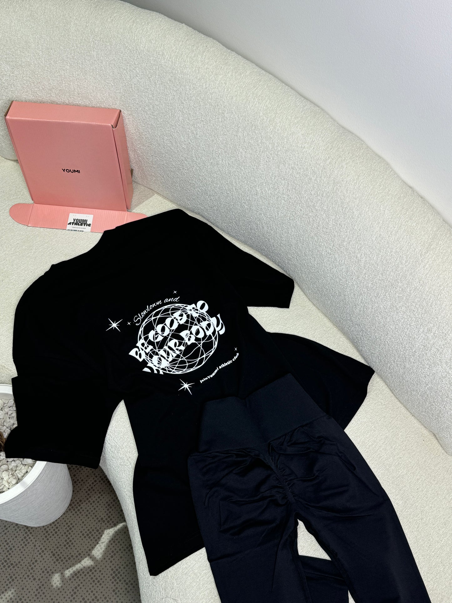 Pack T-shit & Legging-Total Black