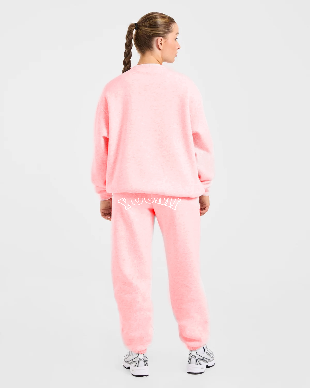 YOU.Sweat-2Pieces Oversized-Peach