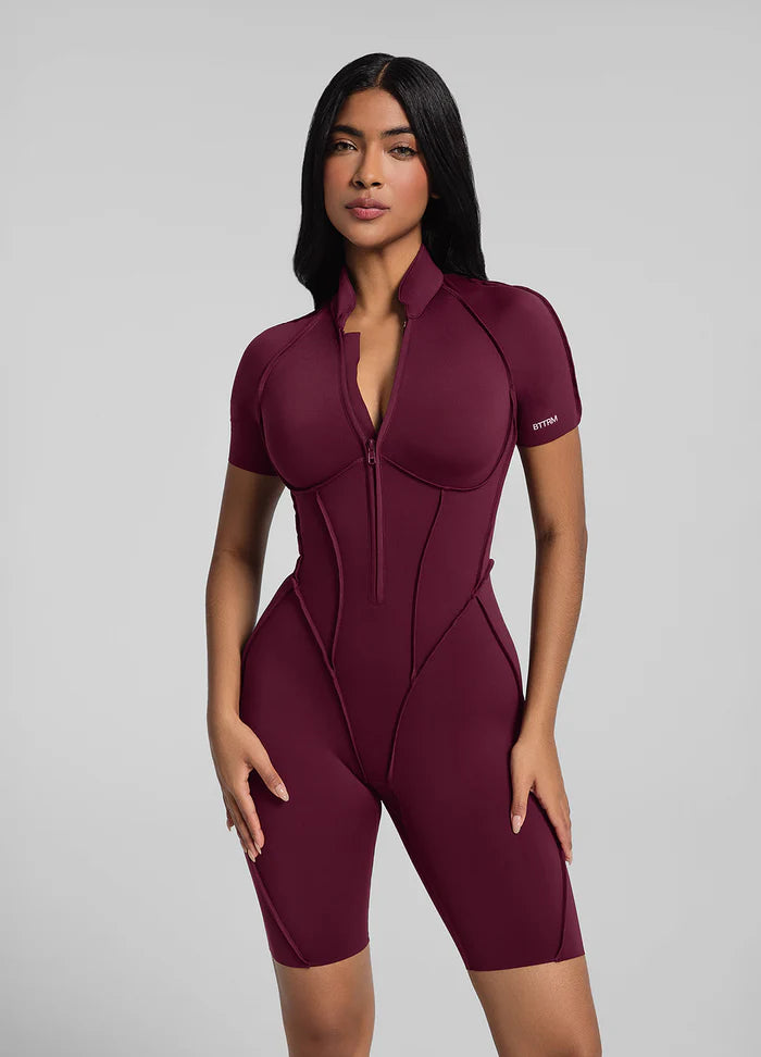 YOU.SUIT-MiniShort-Burgundy 🍷