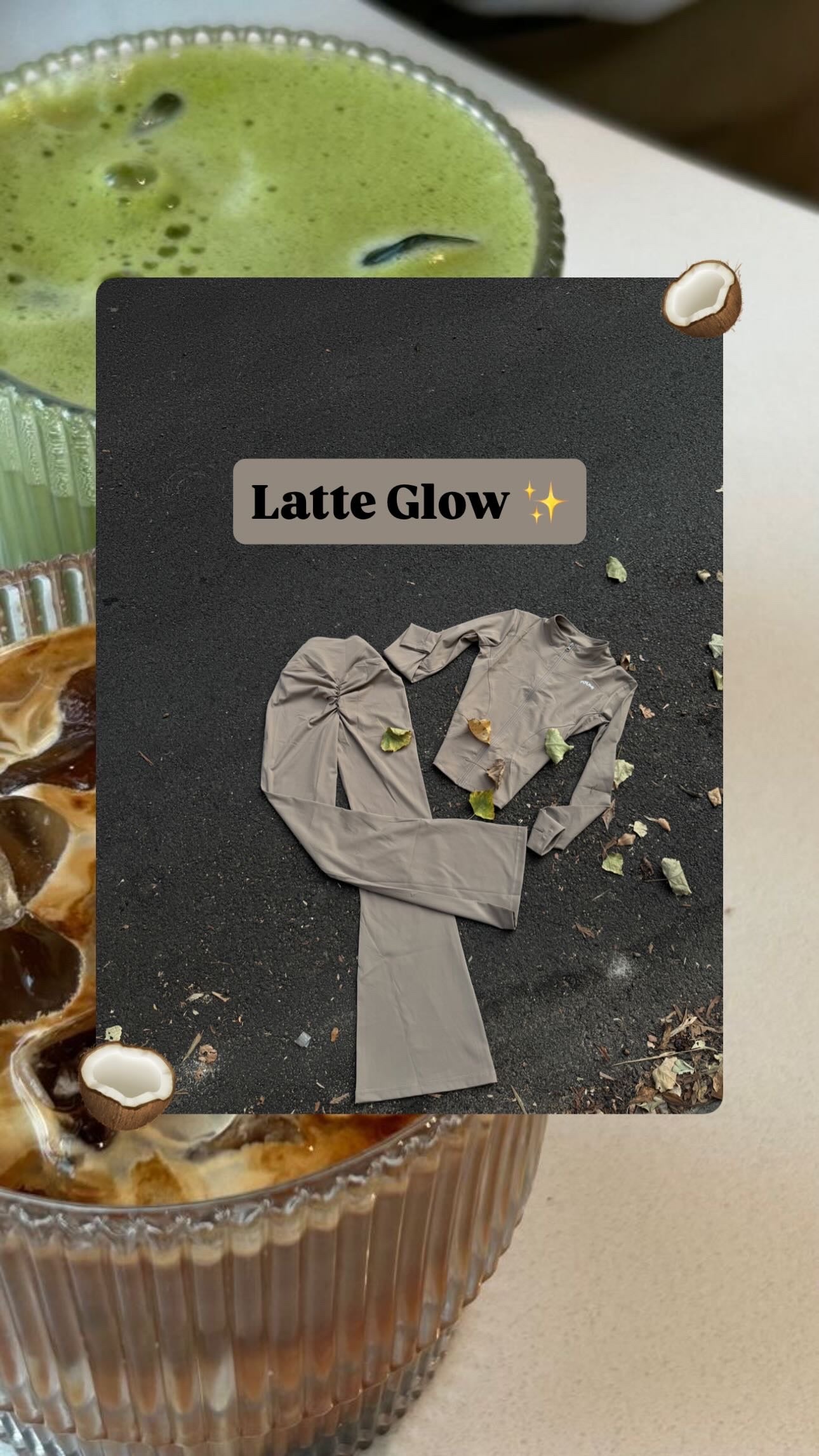 Flare Set-Latte Glow