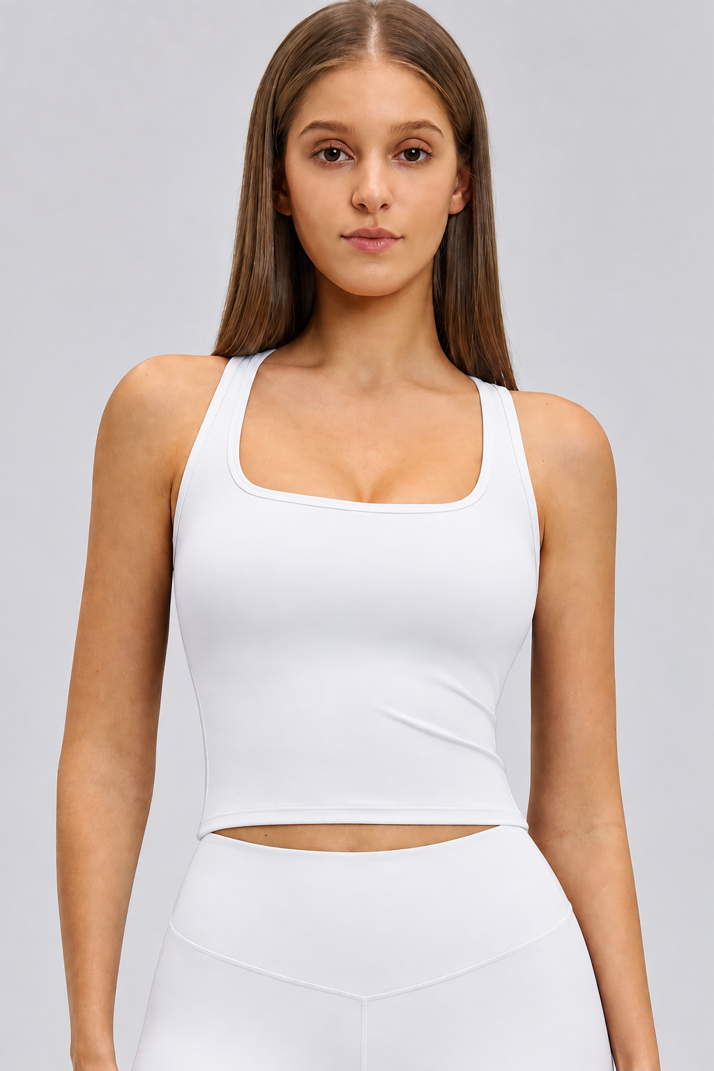 Crossback Bra-White