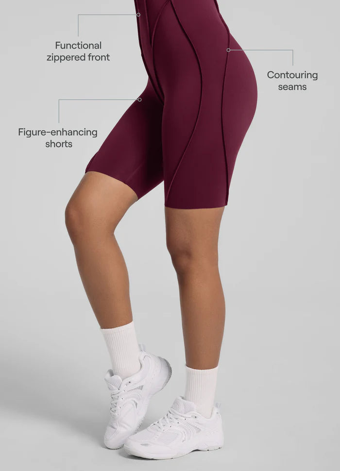 YOU.SUIT-MiniShort-Burgundy 🍷