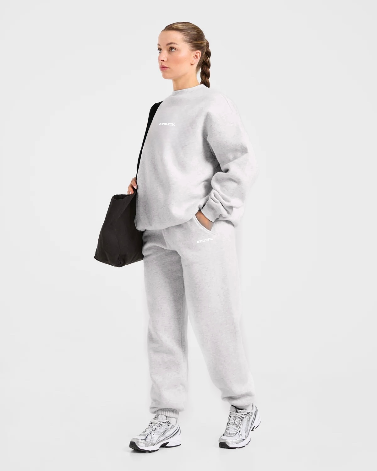 YOU.Sweat-2Pieces Oversized-Grey