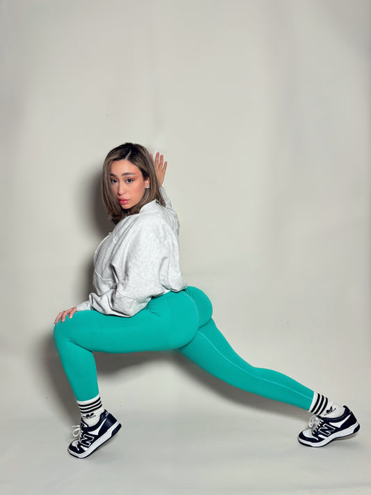 Power stretch Leggings in Flashy Green