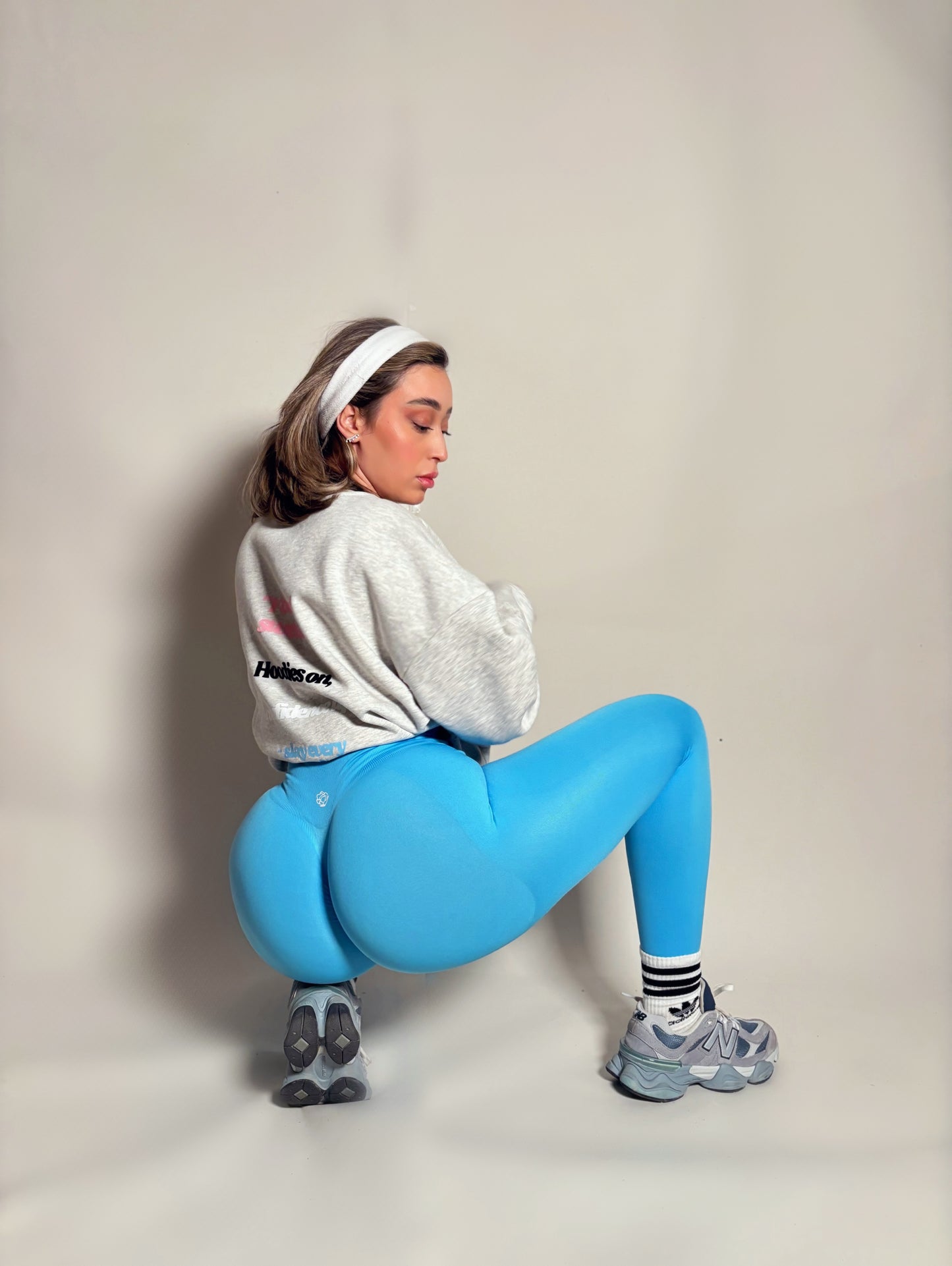 Power stretch Leggings in Light Bleu