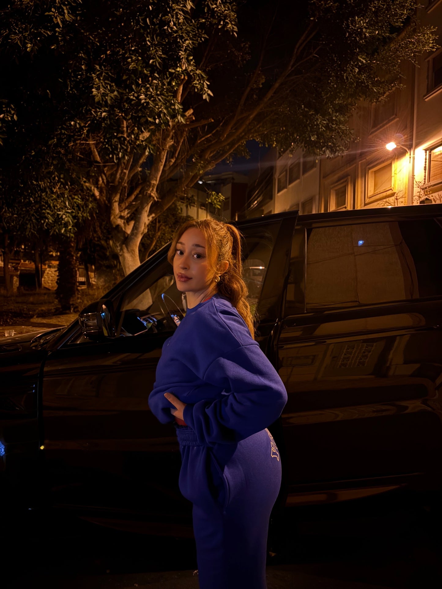 YOU.Sweat-2Pieces Oversized-Bleu