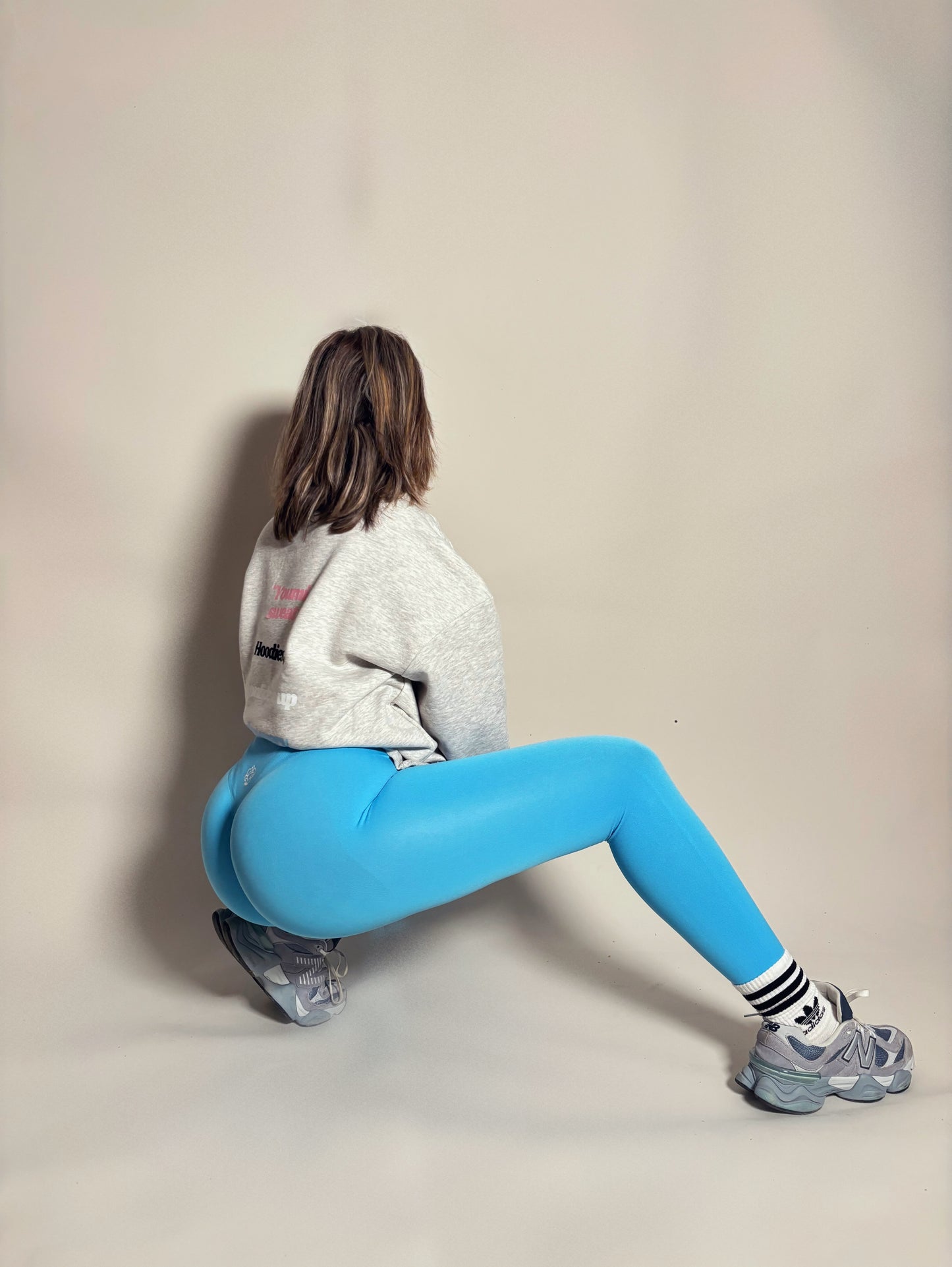 Power stretch Leggings in Light Bleu