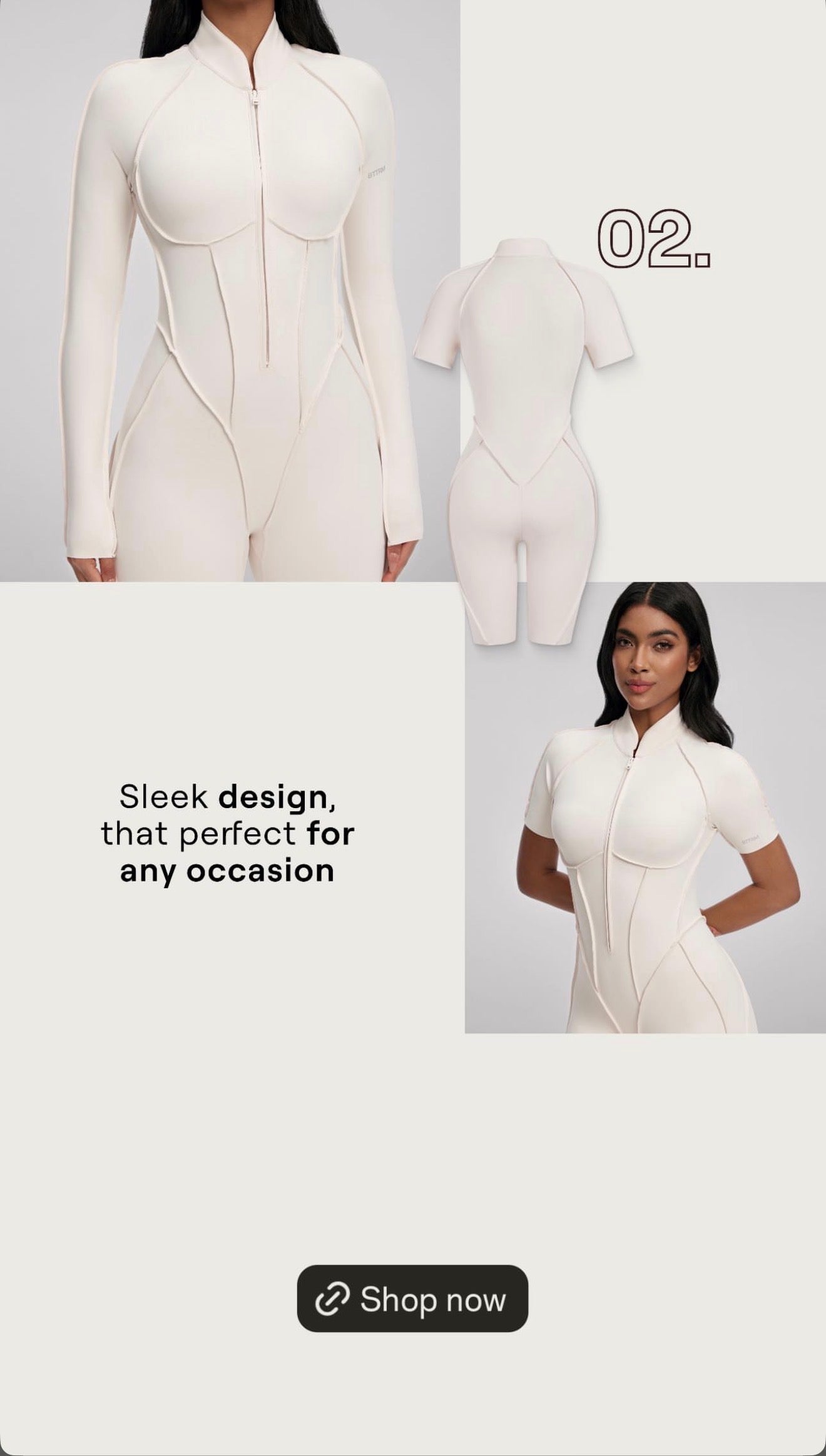 YOU.SUIT-MiniShort-Ivory🍦🍨