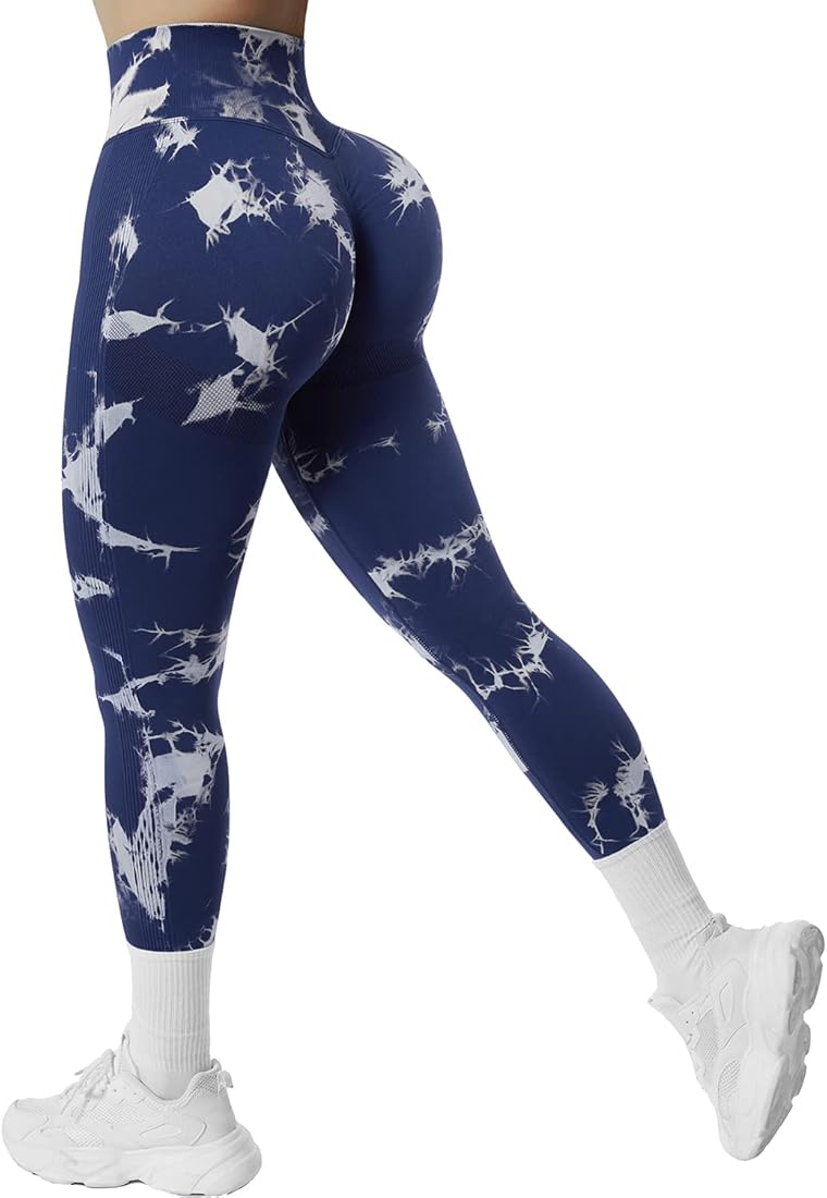 Tye Die youmi leggings dark bleu