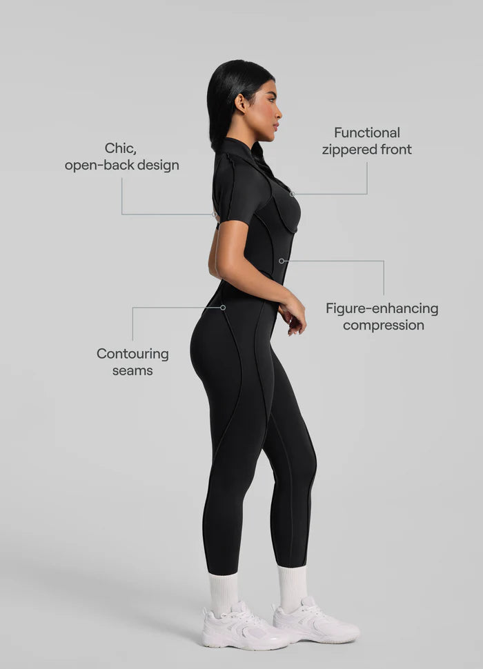 YOU.SUIT-No Sleeves Open -Black