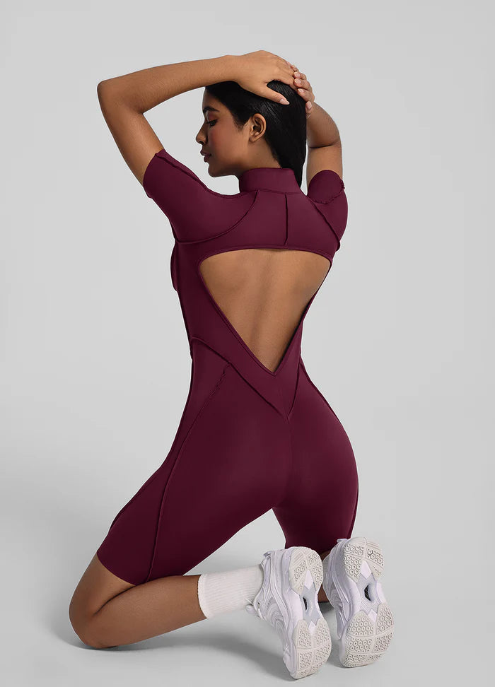 YOU.SUIT-MiniShort-Burgundy 🍷