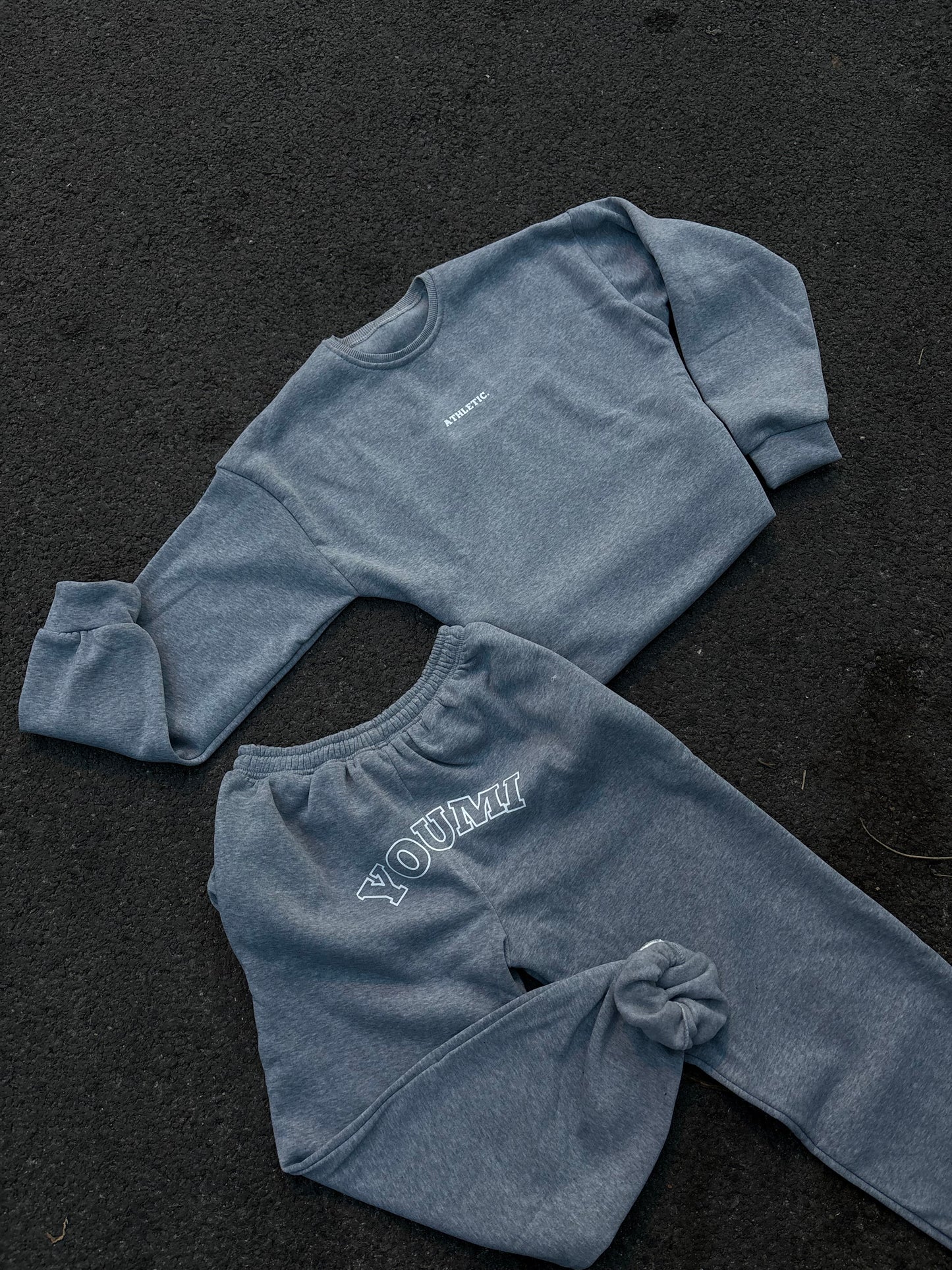 YOU.Sweat-2Pieces Oversized-Grey