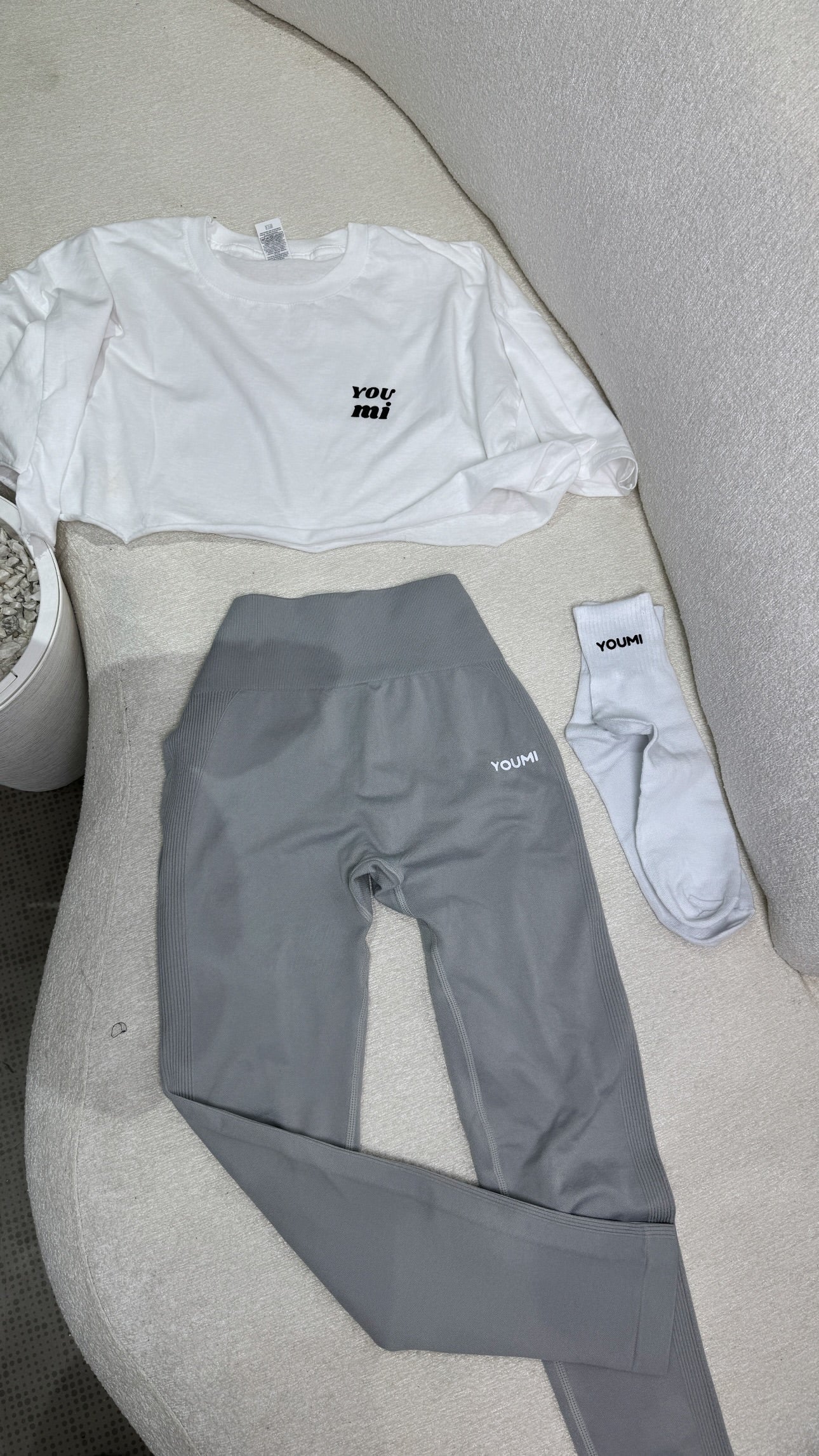 Pack Mini T-shit & Legging-Bleu