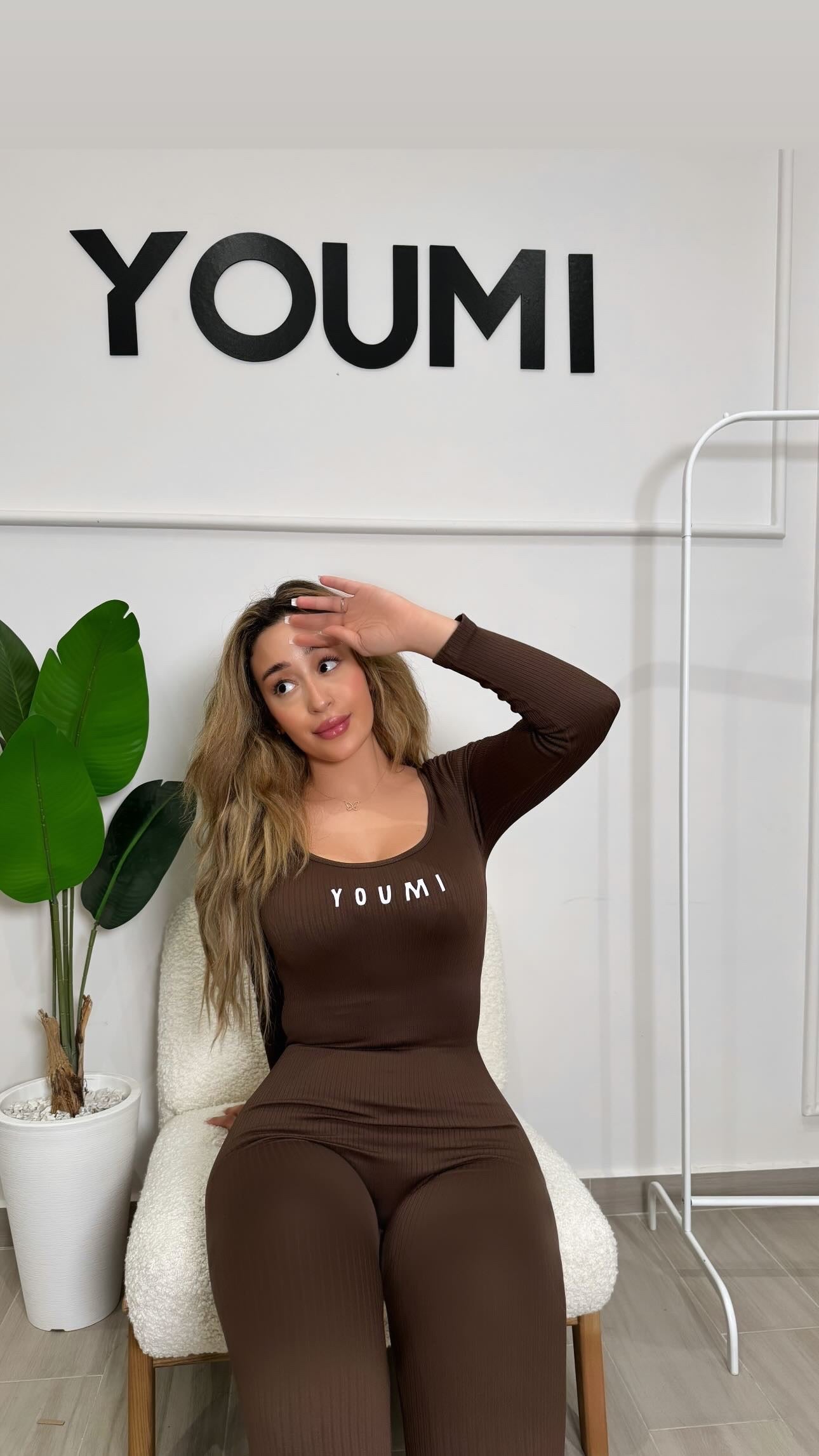 Youmi Jumpsuit Brown