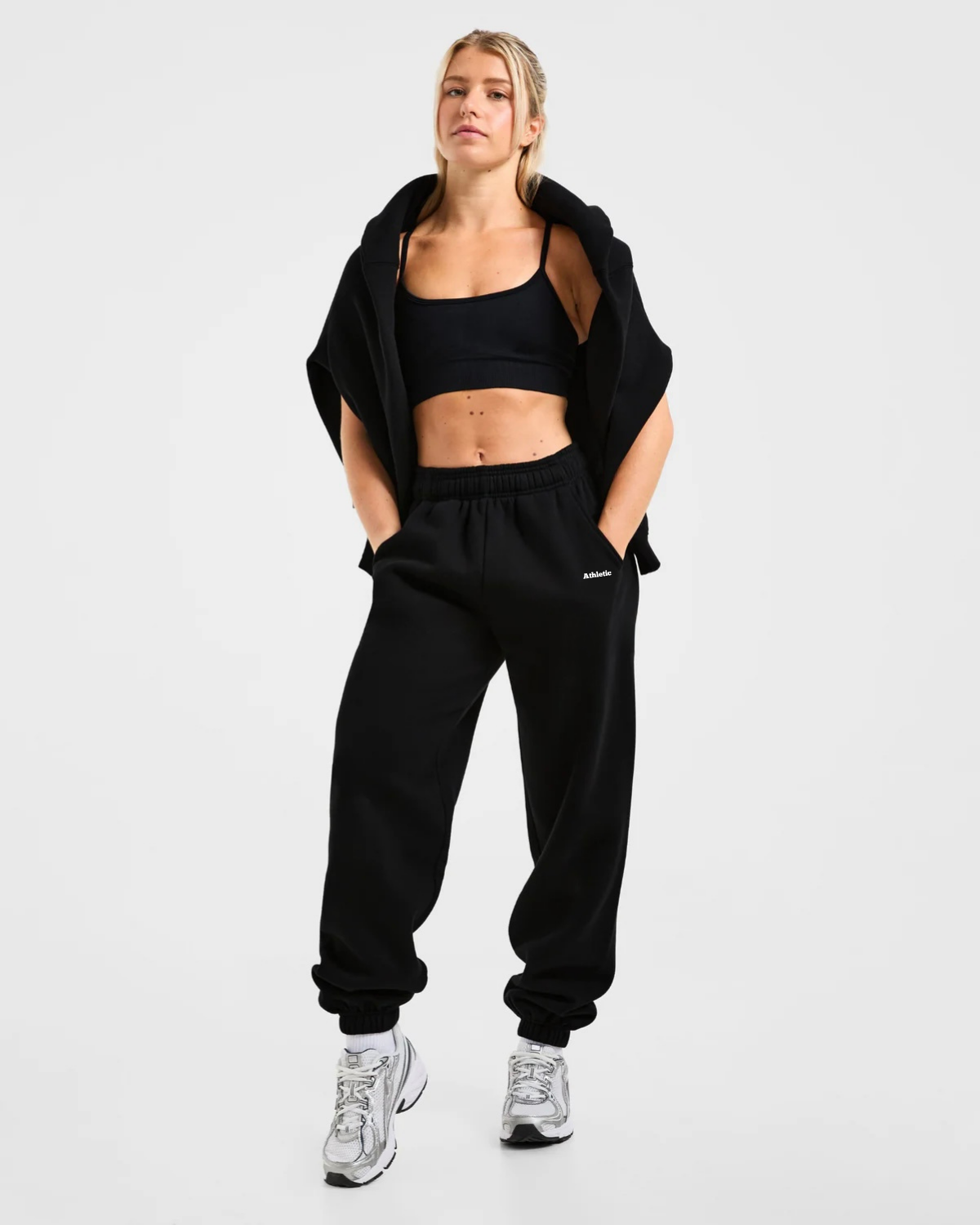 YOU.Sweat-2Pieces Oversized-Black