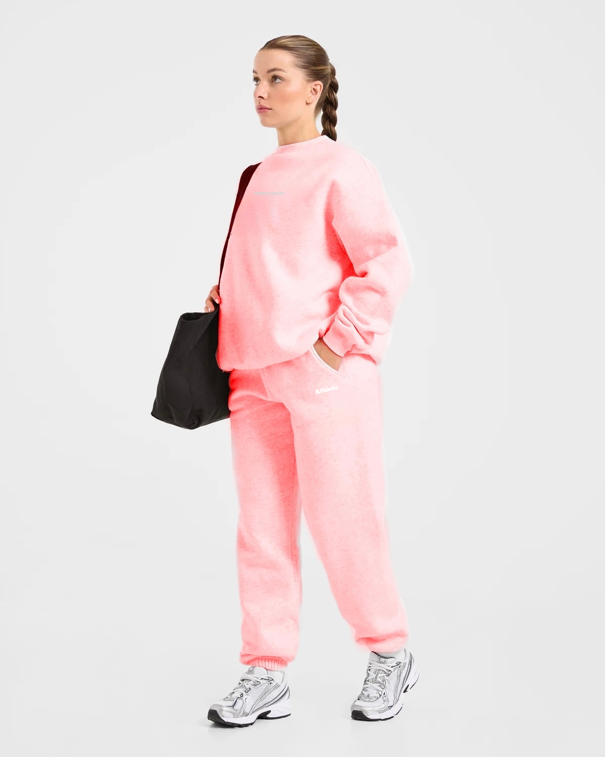 YOU.Sweat-2Pieces Oversized-Peach