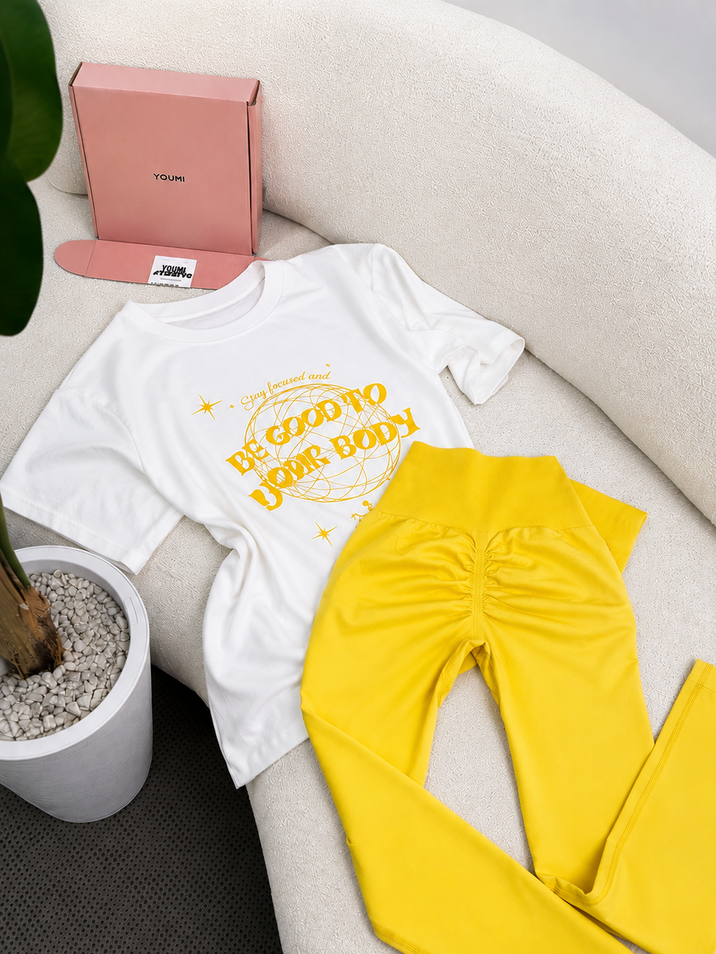 Pack oversize T-shirt-Yellow