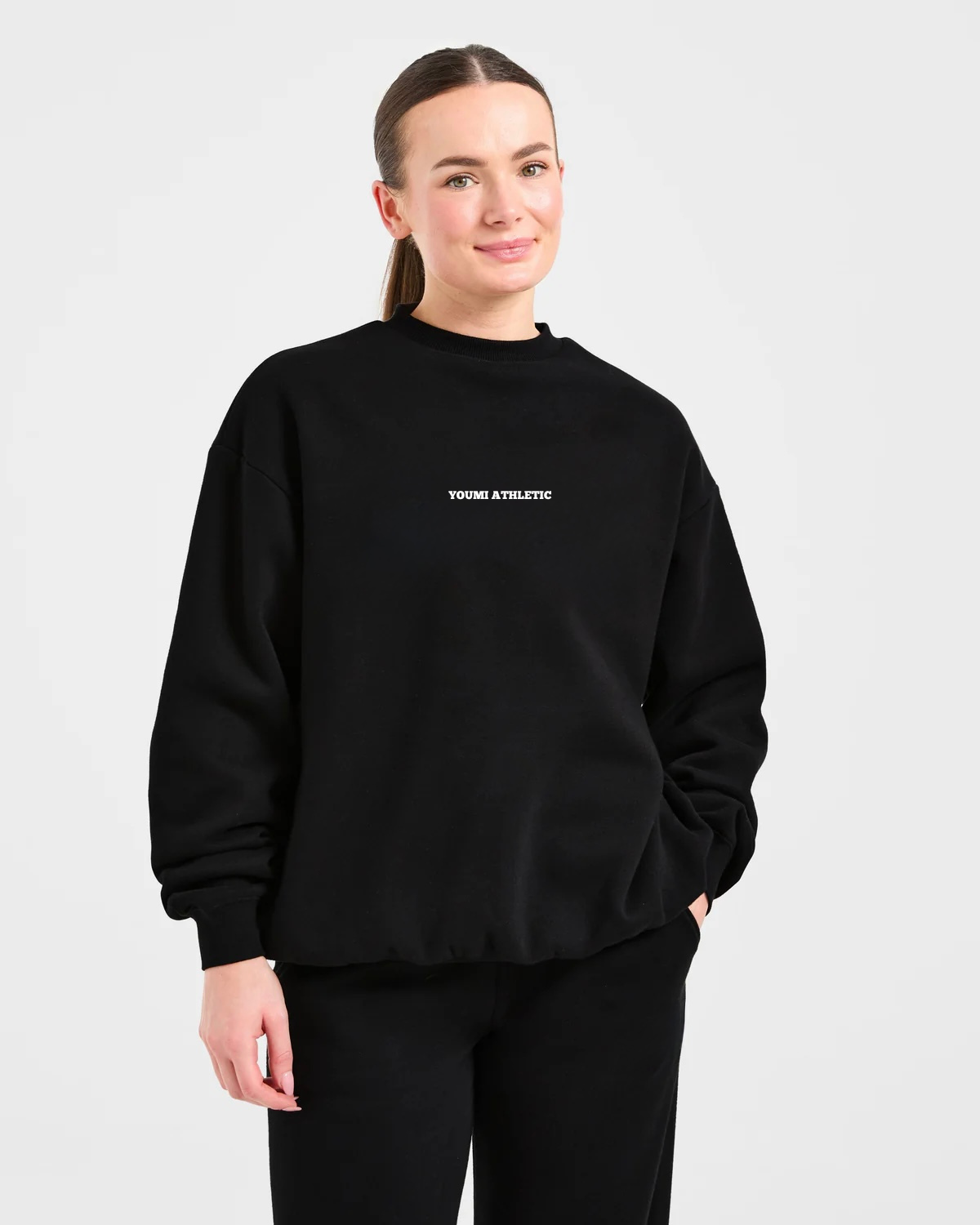 YOU.Sweat-2Pieces Oversized-Black