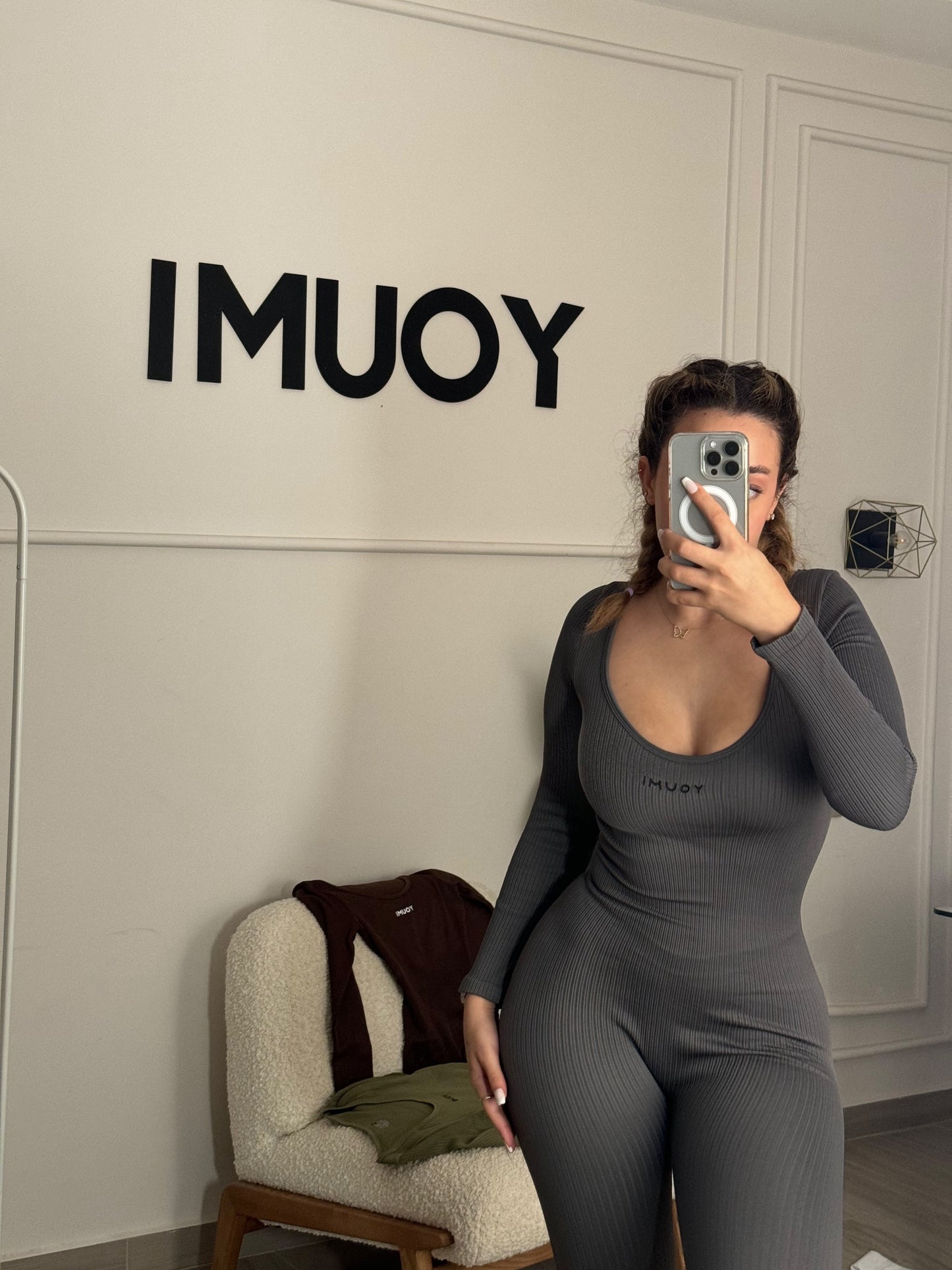 Youmi Jumpsuit Dark Grey