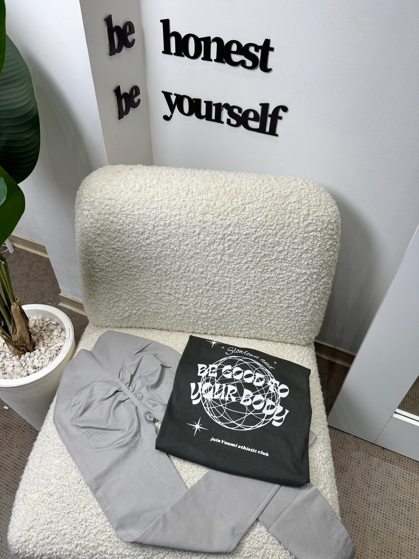 Pack T-shit & Legging-Dark grey