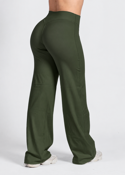 Extra flared Botom-Army Green