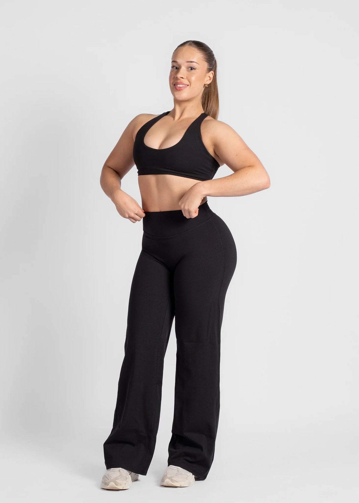 Extra flared Botom-Black