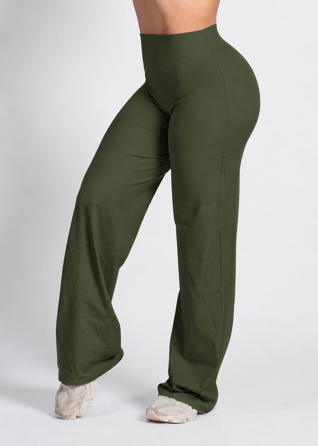 Extra flared Botom-Army Green