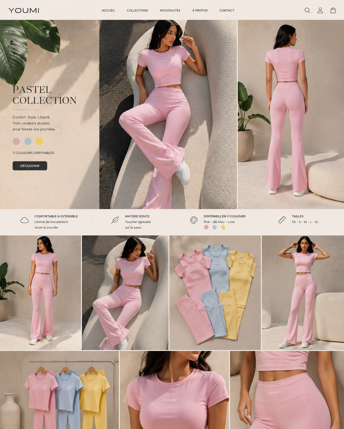 You.Flare Set-Pink