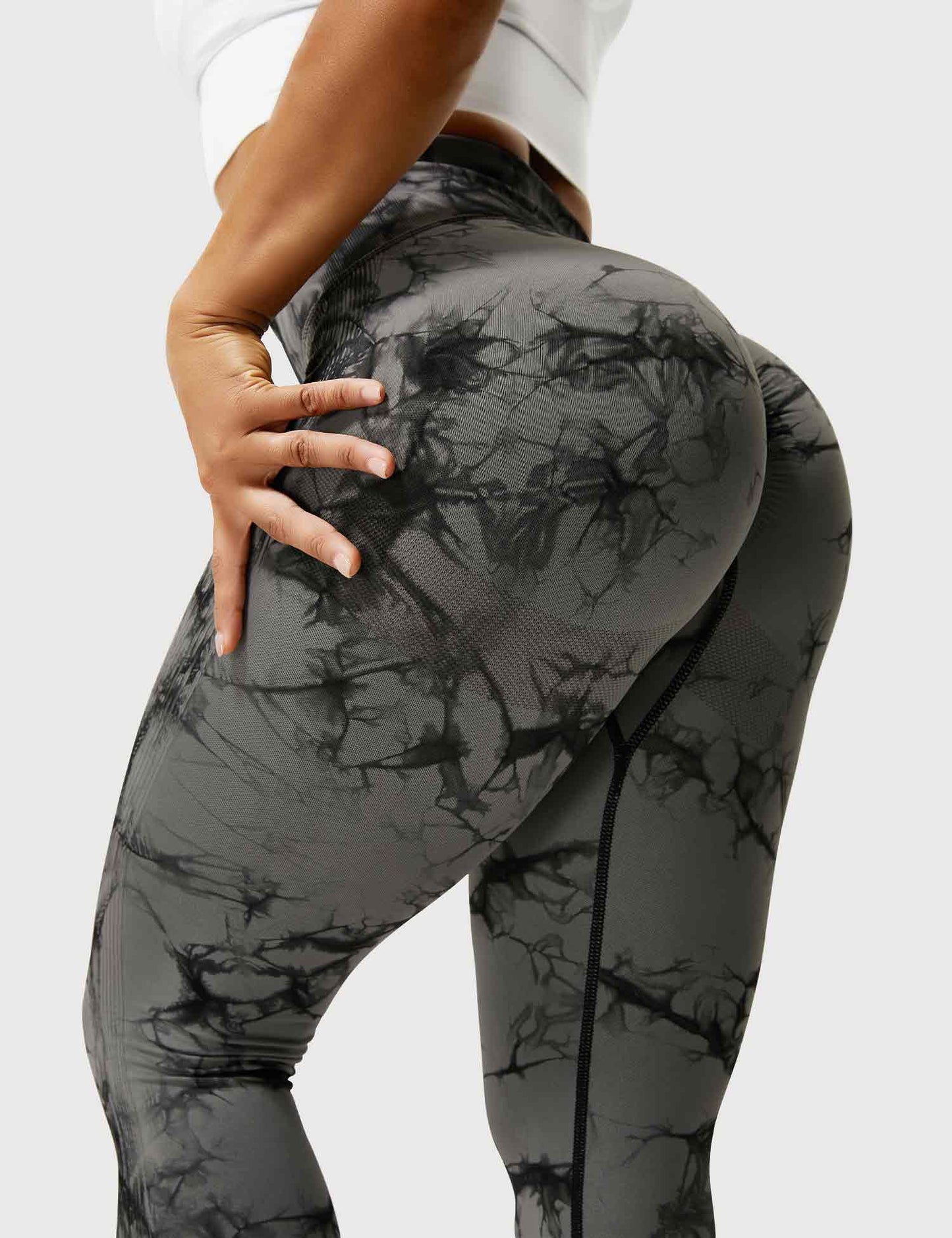 Tye Die youmi leggings in grey