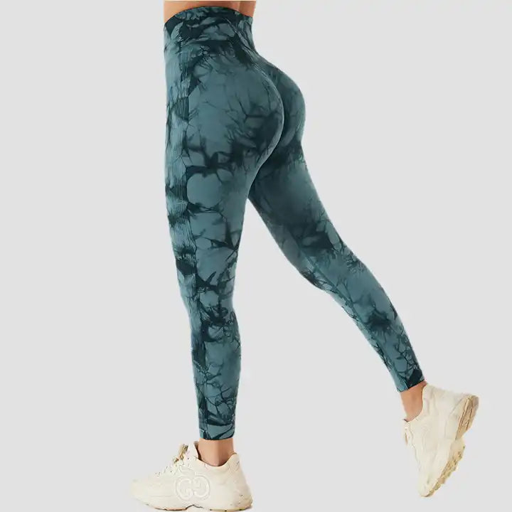 Tye Die youmi leggings in green