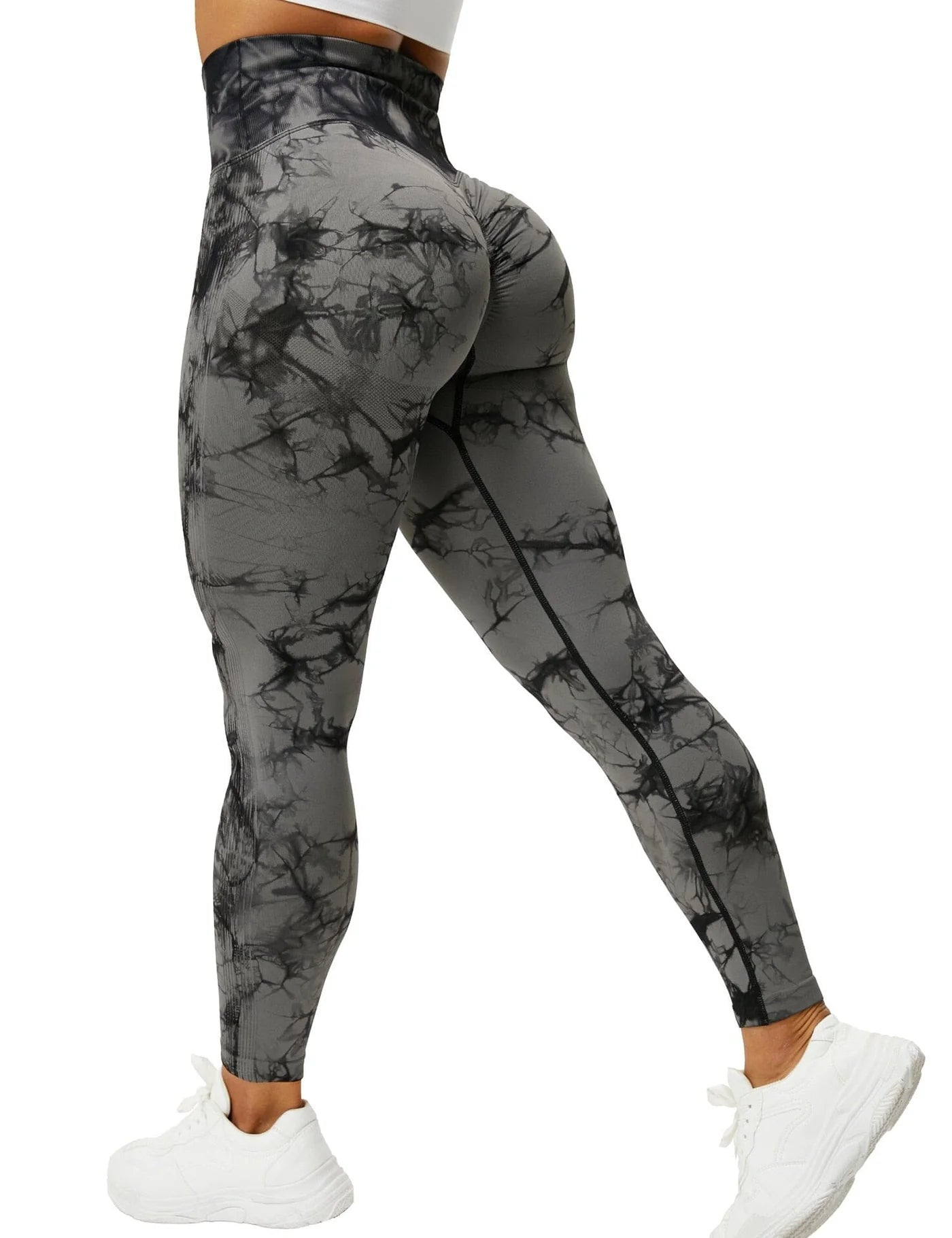 Tye Die youmi leggings in grey